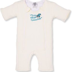 merlins Magic Sleep Suit in light yellow - organic cotton  3-6mo